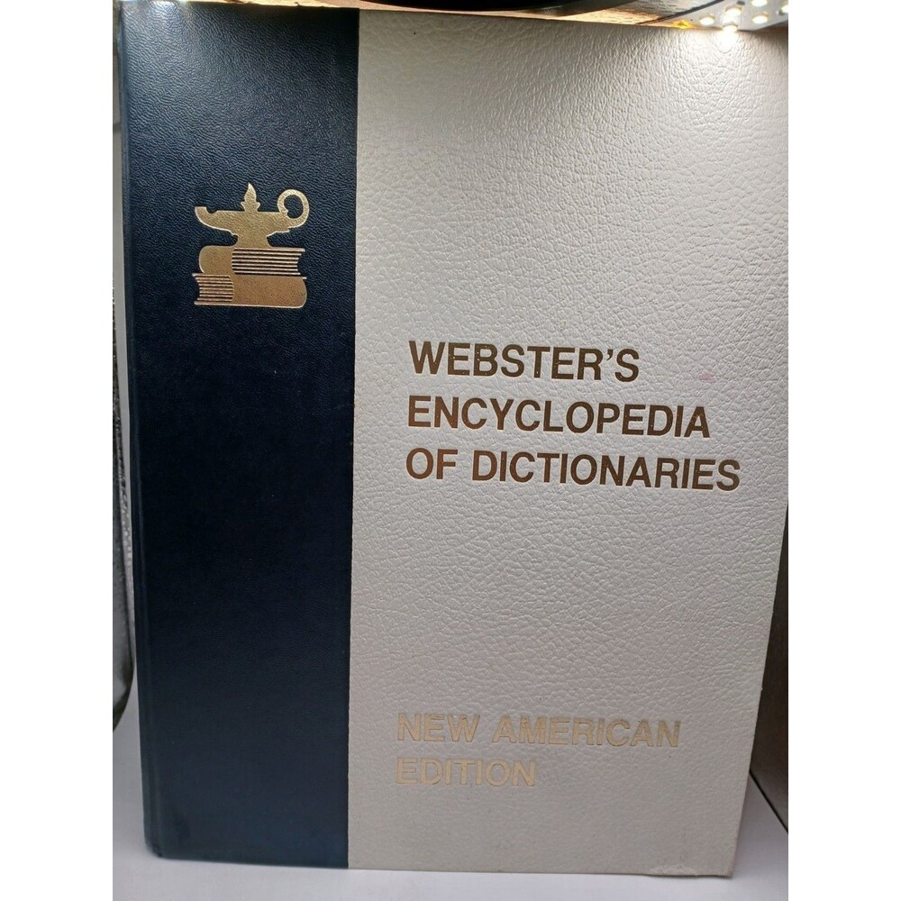 Webster's Encyclopedia of Dictionaries New American Edition 1983 Large Type